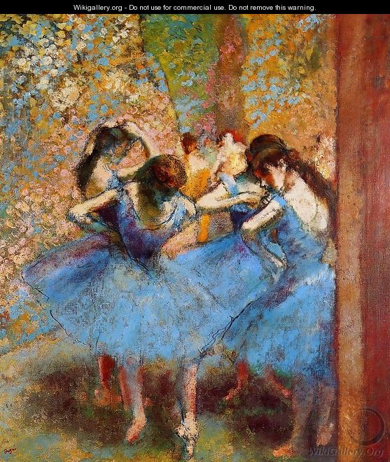 Blue Dancers - Edgar Degas
