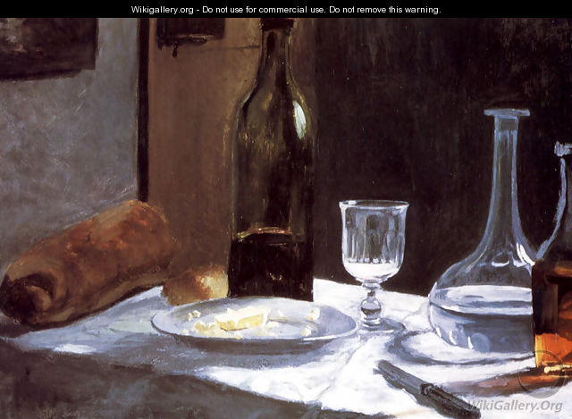 Still Life With Bottles 1859 - Claude Oscar Monet