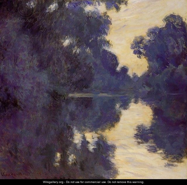 Morning on the Seine 1 - Claude Oscar Monet