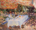 Luncheon under the Tent - Claude Oscar Monet