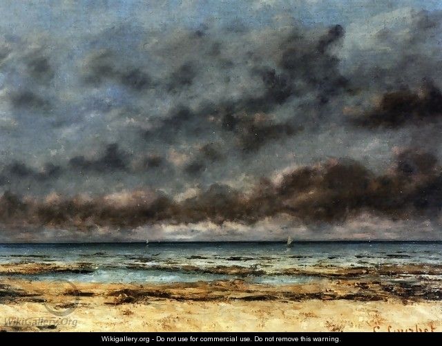 Calm Seas - Gustave Courbet