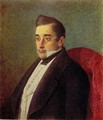 Portrait of Alexandr Griboyedov - Ivan Nikolaevich Kramskoy