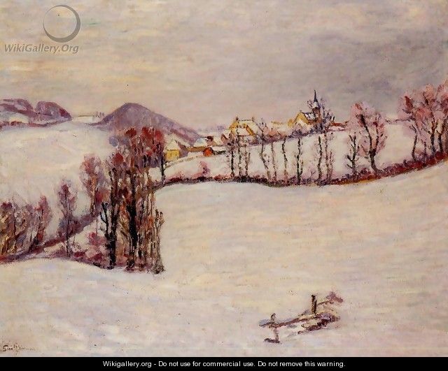 Sanit-Sauves in the Snow - Armand Guillaumin