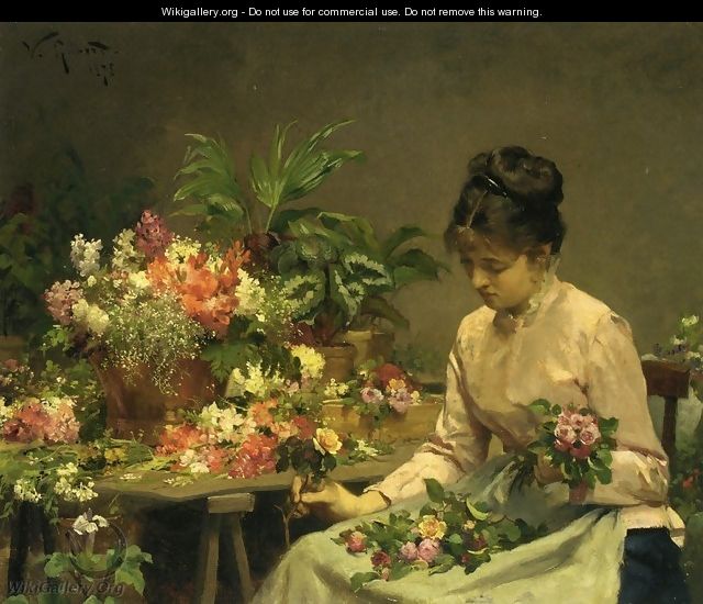 The Flower Seller 2 - Victor-Gabriel Gilbert