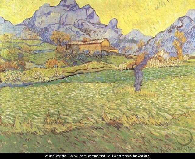 A Meadow in the Mountains - Vincent Van Gogh