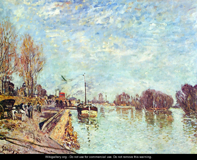The straw rents 3 - Alfred Sisley