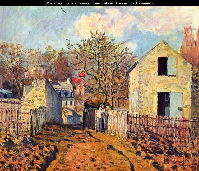 Village de Voisins - Alfred Sisley