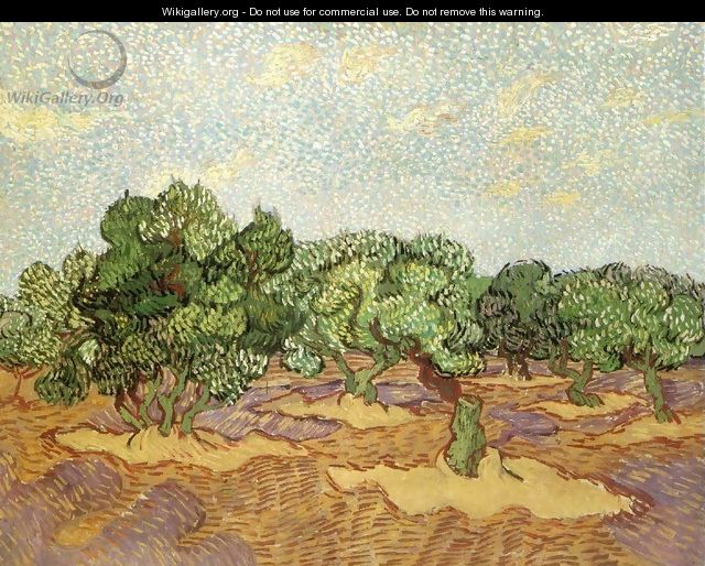 Olive Grove 3 - Vincent Van Gogh