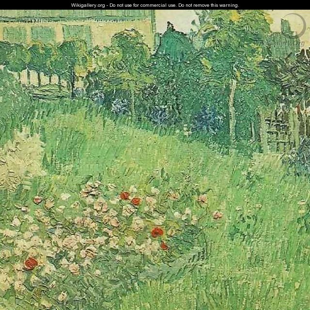 Le jardin de Daubigny 2 1890 - Vincent Van Gogh