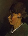 Head of a Peasant Woman, Left Profile - Vincent Van Gogh