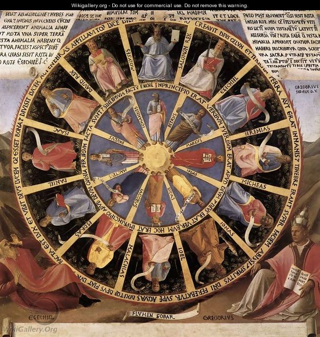 The Vision of Ezekiel - Giotto Di Bondone