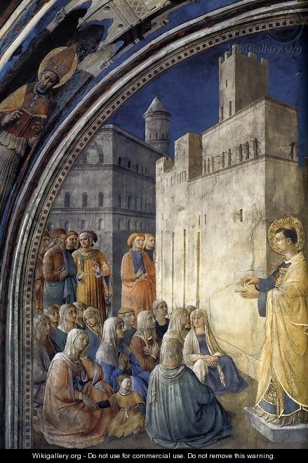 The Sermon of St Stephen - Giotto Di Bondone