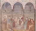 The sermon in front of the St. Francis Pope Honorius III - Giotto Di Bondone
