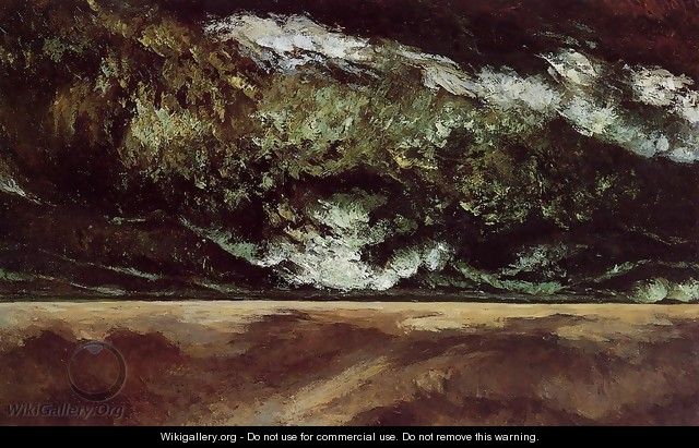 The Angry Sea 2 - Gustave Courbet