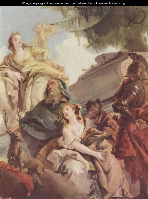 Victims of Iphigenie - Giovanni Battista Tiepolo