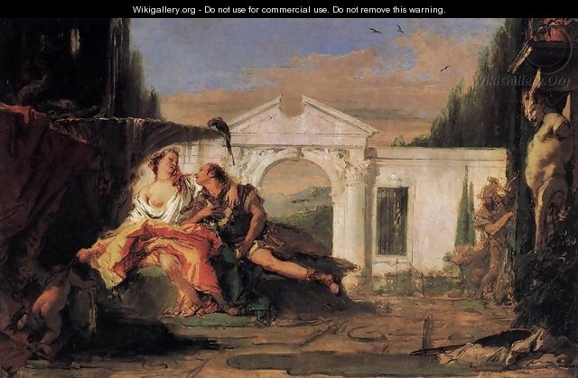 Rinaldo and Armida 1 - Giovanni Battista Tiepolo