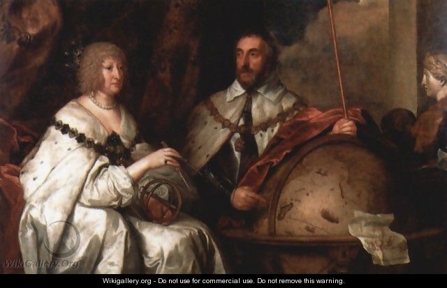 Portrait of Thomas Howard, count of Arundel and his wife Alathea Talbot - Sir Anthony Van Dyck