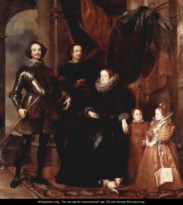 Portrait of the family Lomellini - Sir Anthony Van Dyck