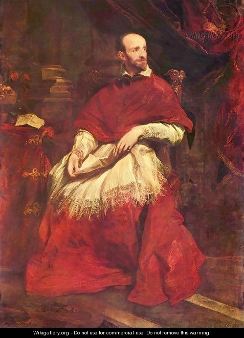 Portrait of the cardinal Guido Bentivoglio - Sir Anthony Van Dyck