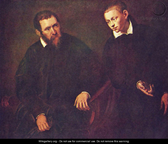 Double portrait of two men - Jacopo Tintoretto (Robusti)