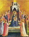 Virgin with the child and twelve angels - Angelico Fra