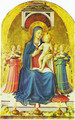 Triptych of Perugia. Virgin with child, angels and saints 2 - Angelico Fra
