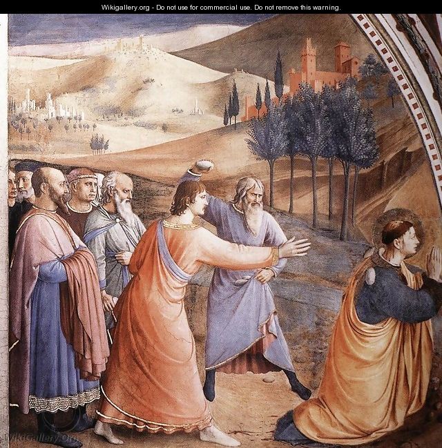 The Stoning of St Stephen - Angelico Fra