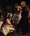 Christ Washing His Disciples' Feet (detail 1) - Jacopo Tintoretto (Robusti)