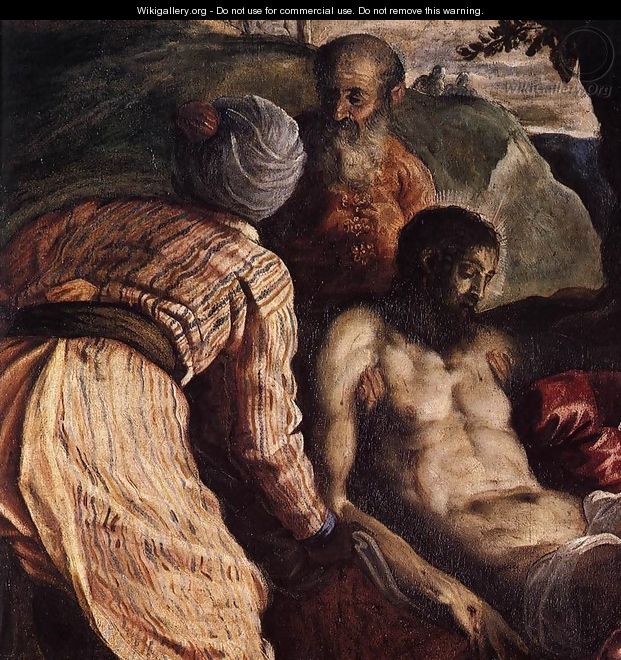 Christ Carried to the Tomb (detail) - Jacopo Tintoretto (Robusti)