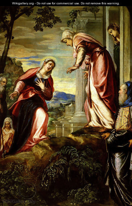 The Visitation 1 - Jacopo Tintoretto (Robusti)