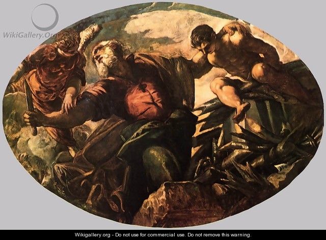 The Sacrifice of Isaac - Jacopo Tintoretto (Robusti)