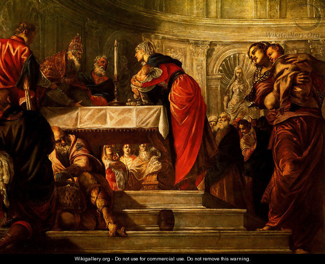 The Presentation of Christ in the Temple - Jacopo Tintoretto (Robusti)