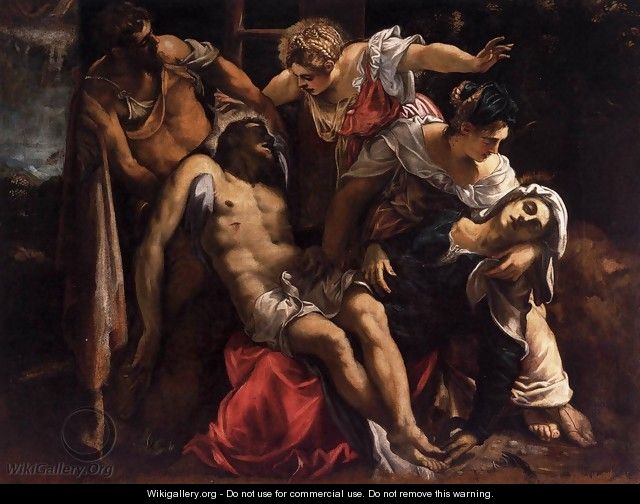 Lamentation over the Dead Christ - Jacopo Tintoretto (Robusti)