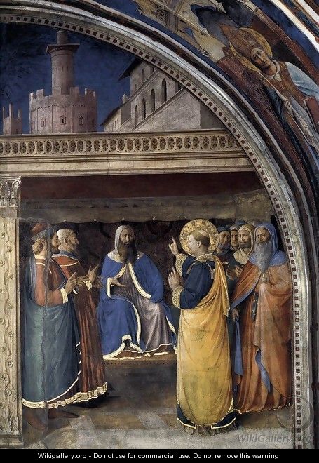 Dispute before Sanhedrin - Giotto Di Bondone