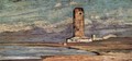 The tower of Marzocco - Giovanni Fattori