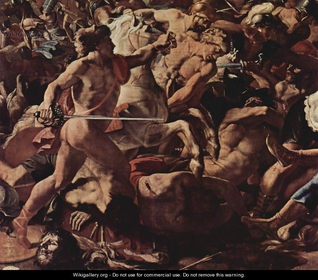 The Battle of Josef against the Amorites, detail - Nicolas Poussin