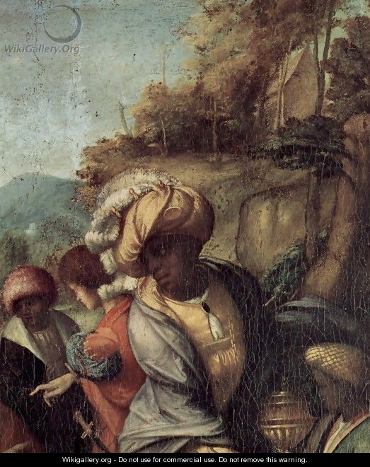 Adoration of the Shepherds (The Night), detail, Maria and child (2) - Correggio (Antonio Allegri)