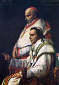Portrait of Pope Pius VII and the Cardinal Caprara - Jacques Louis David