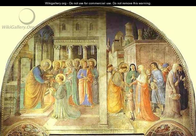 Ordination of St. Stephen by St. Peter - Angelico Fra