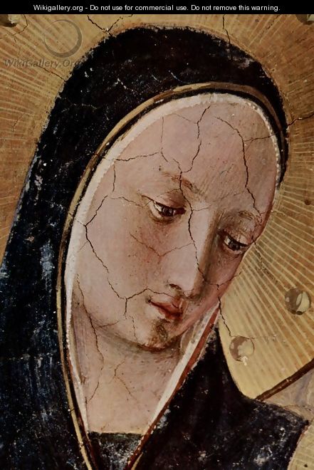 Mary and the Christ child and saints, detail - Angelico Fra