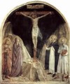 Crucifixion scene with St. Dominic - Angelico Fra