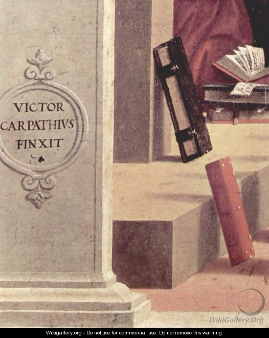 Armed conversation of St. Stephen, detail 2 - Vittore Carpaccio