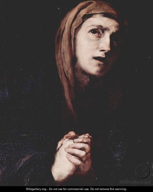 Pietà, Detail - Jusepe de Ribera