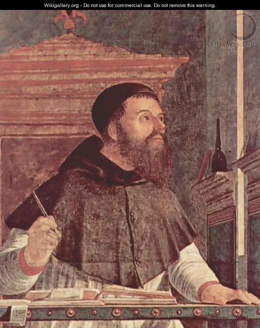 Vision of St Augustin (detail 8) - Vittore Carpaccio