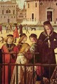 The arrival of the British envoy at the court of King Brittany, detail - Vittore Carpaccio