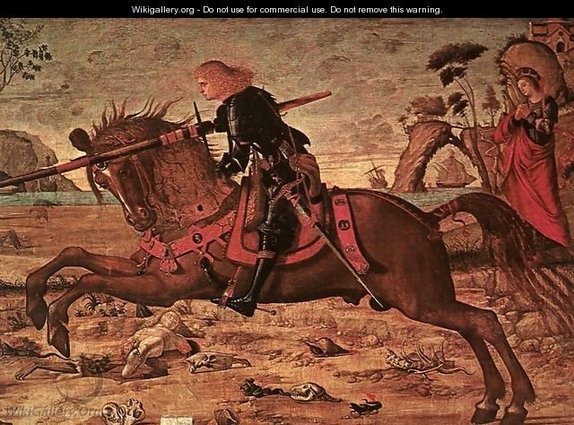 St George and the Dragon (detail 1) - Vittore Carpaccio