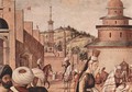 Baptism of infidels by St. George, detail 3 - Vittore Carpaccio
