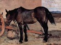 Before a horse carriage - Giovanni Fattori