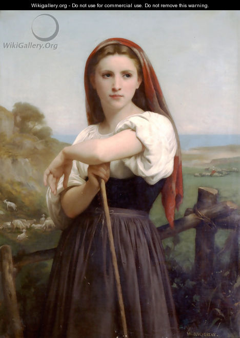 Young Shepherdess - William-Adolphe Bouguereau