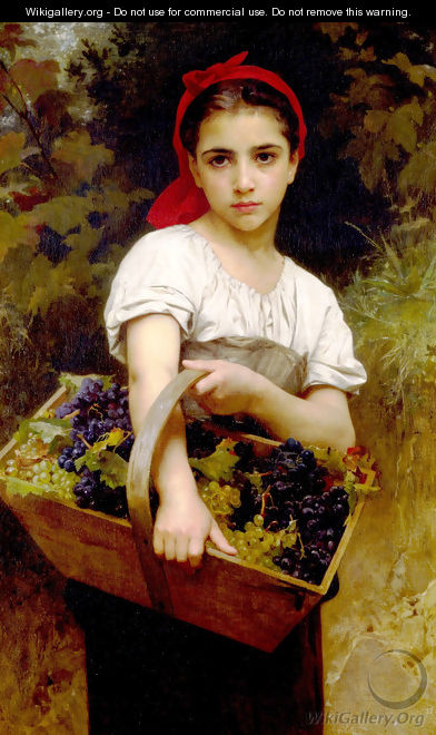 Vendangeuse [The Grape Picker] - William-Adolphe Bouguereau